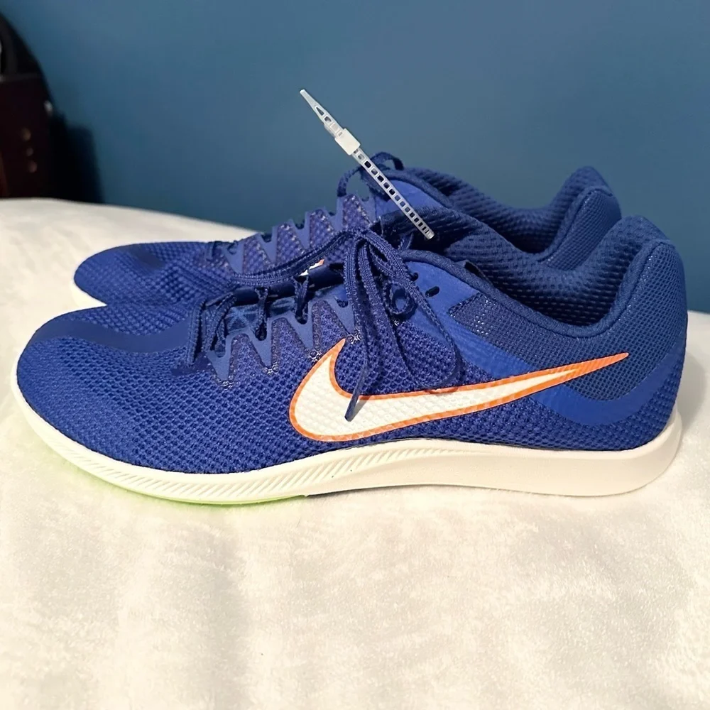 Nike Zoom Rival Track Field Running Shoe Men 10.5 Distance DC8725-401 Racer Blue